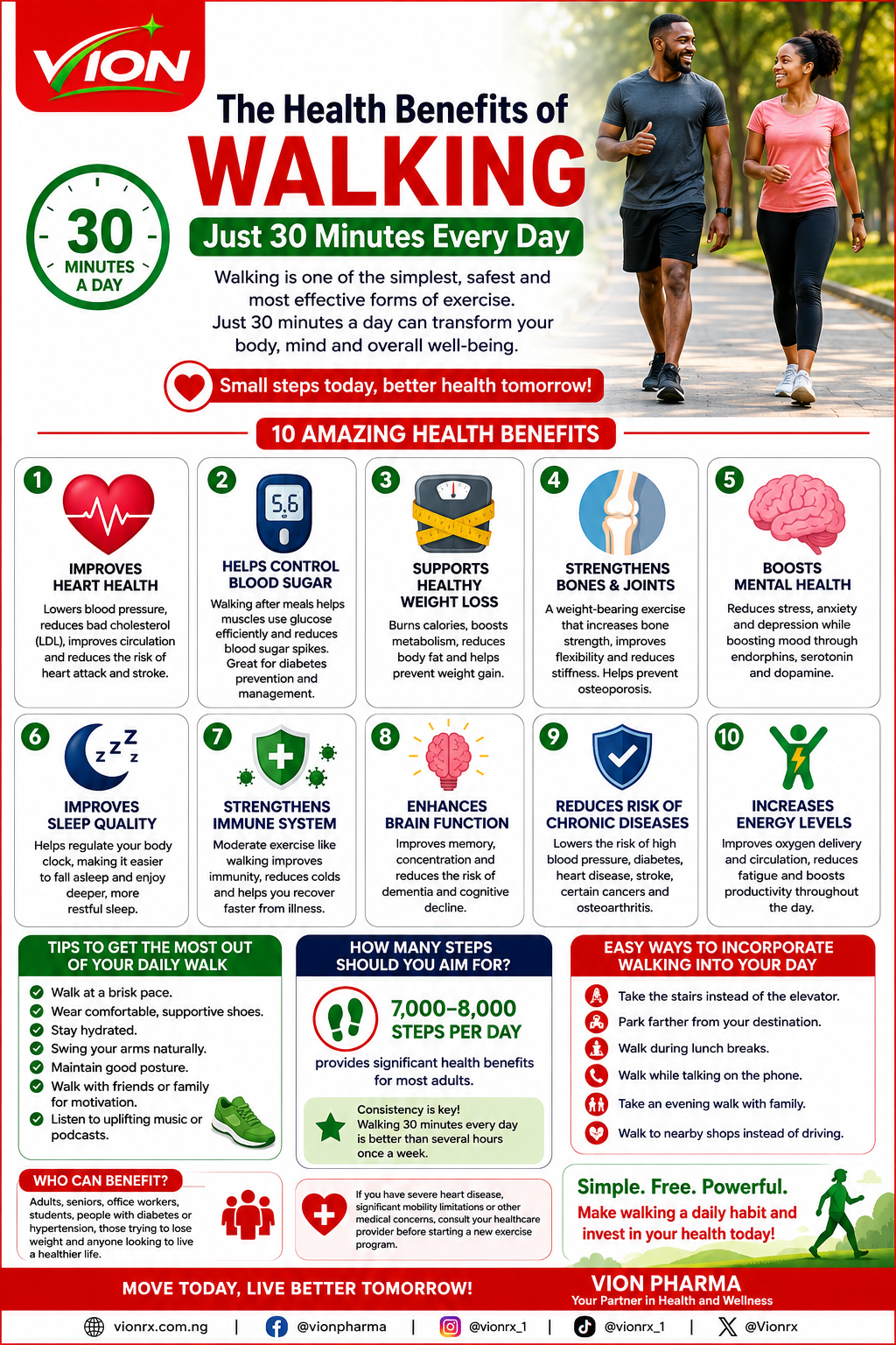 The Health Benefits of Walking Just 30 Minutes Every Day