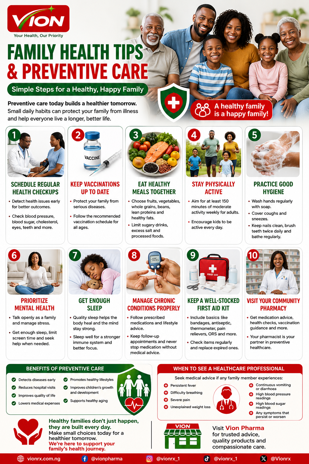 Family Health Tips and Preventive Care: Simple Ways to Keep Your Loved Ones Healthy