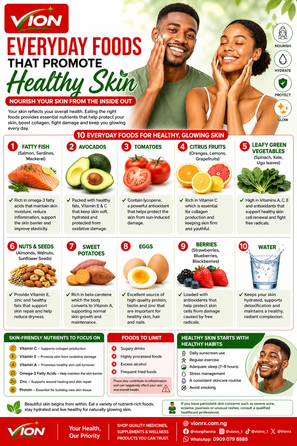 Everyday Foods That Promote Healthy Skin: Nourish Your Skin from the Inside Out