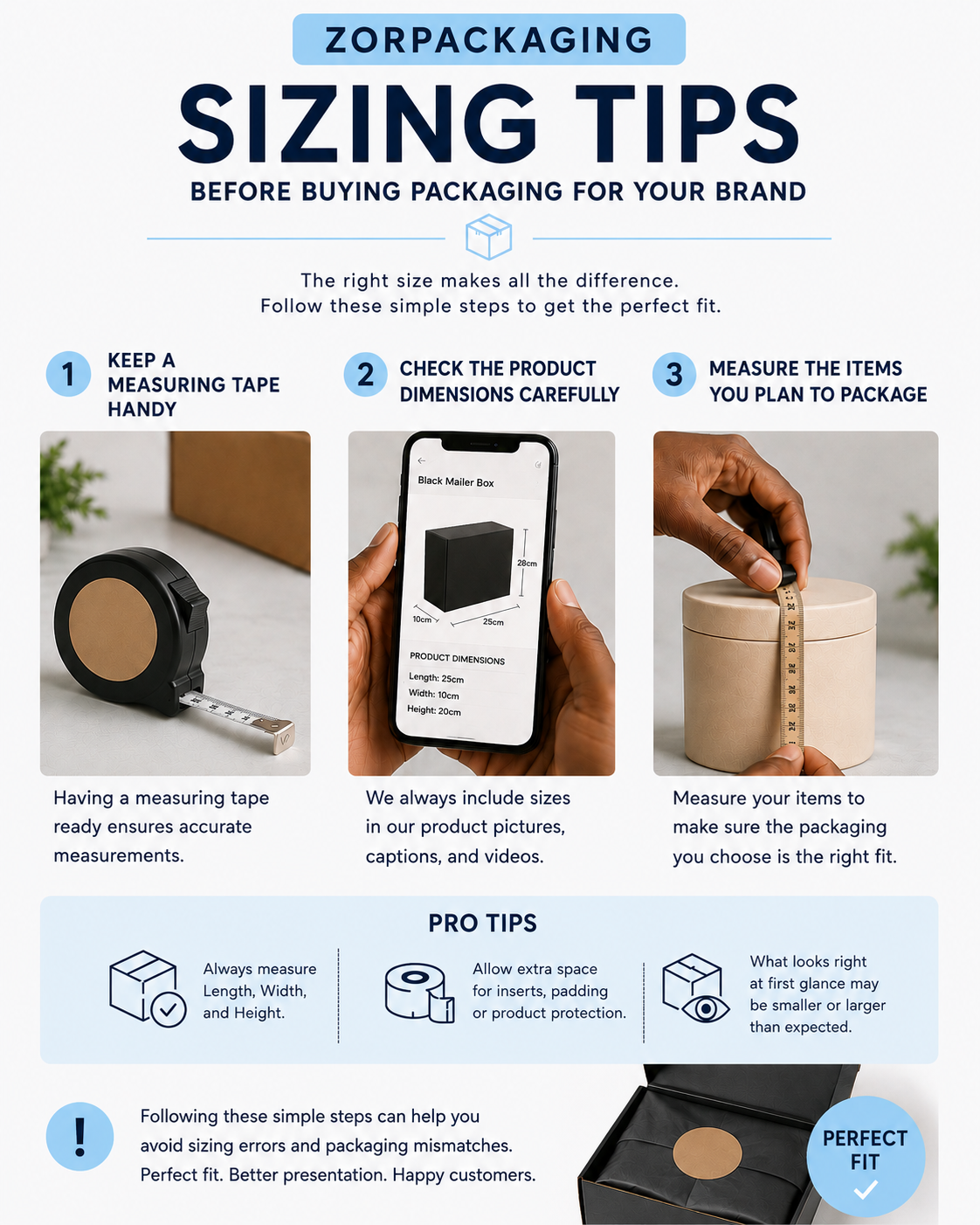 SIZING TIPS FOR THE PERFECT FIT