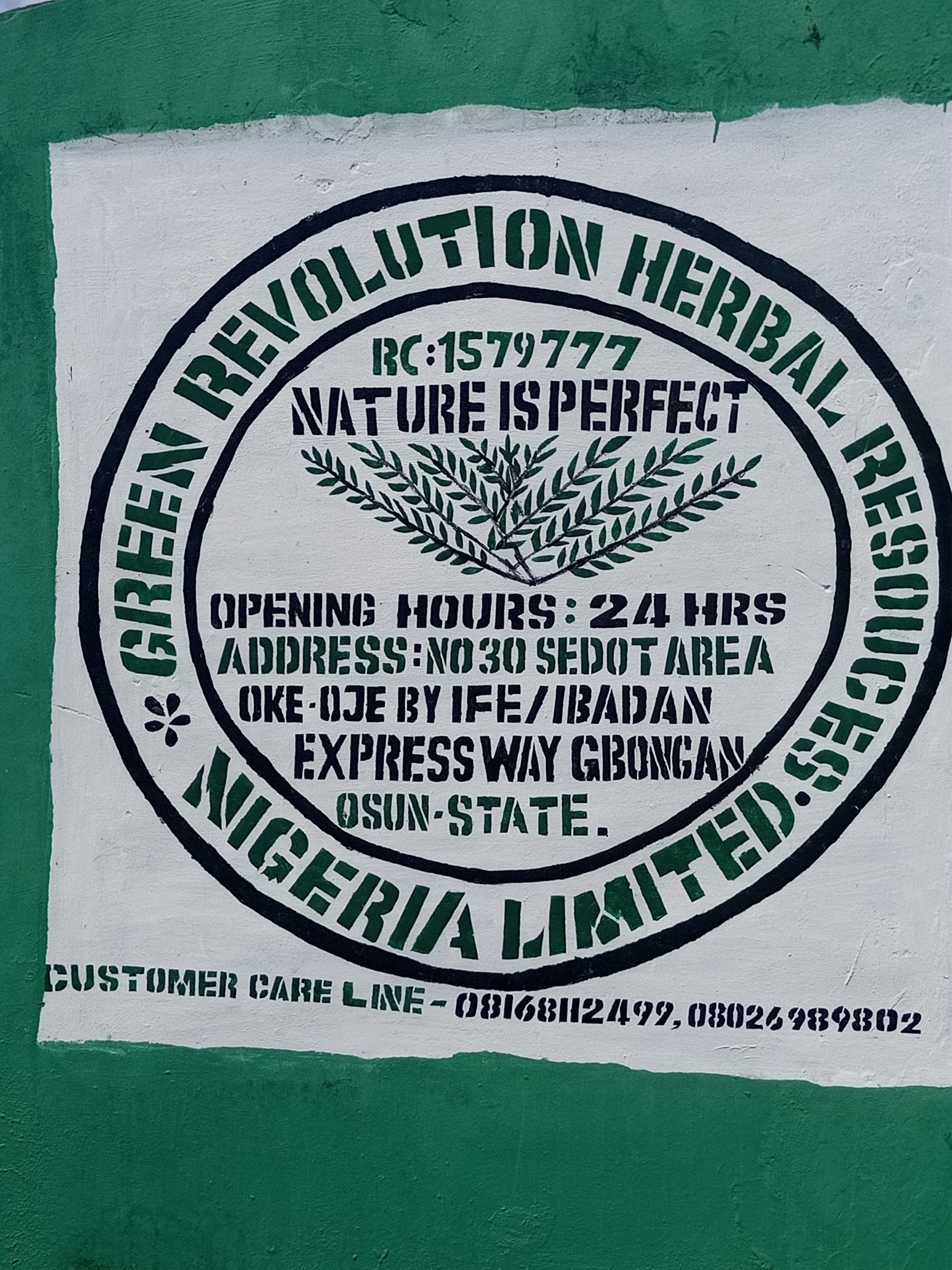 Green Revolution Herbal Store logo