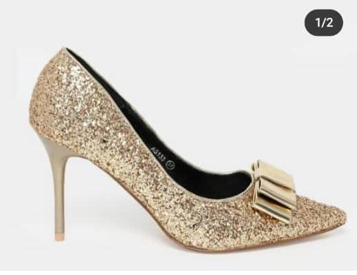 Gold shoe
