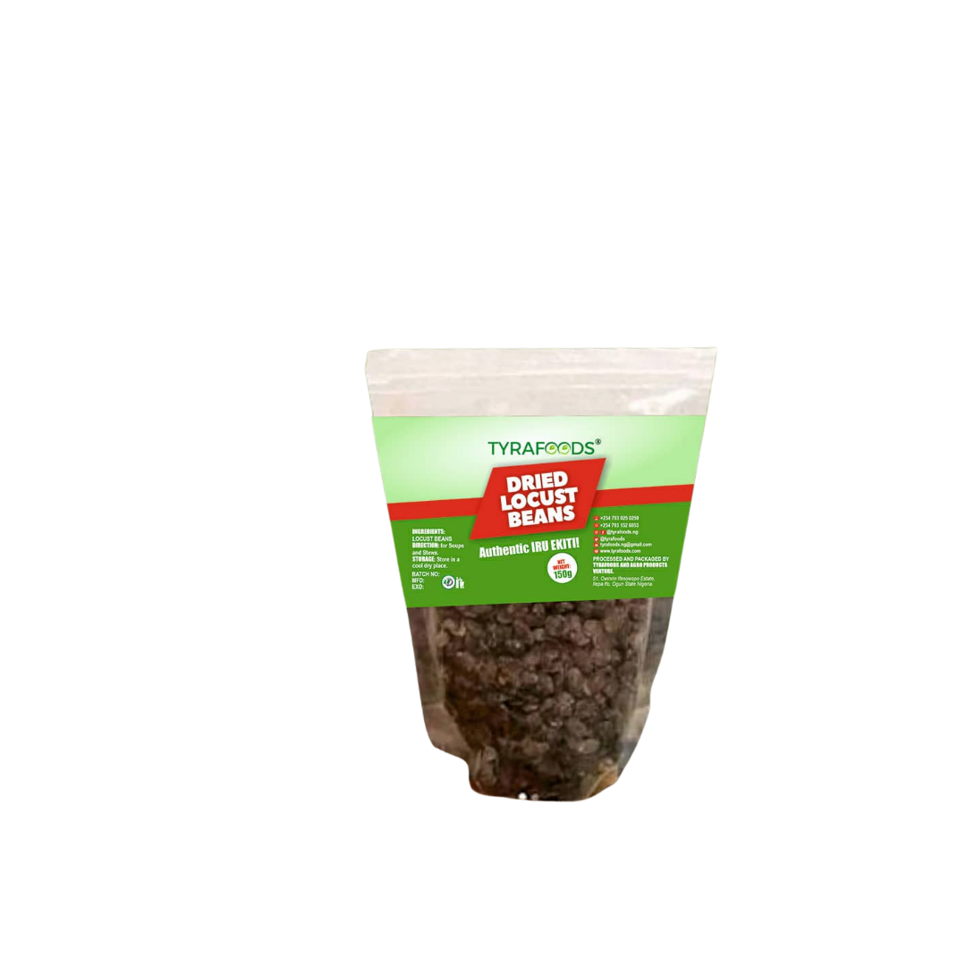 Dried whole Locust Beans(IRU EKITI) 100g image