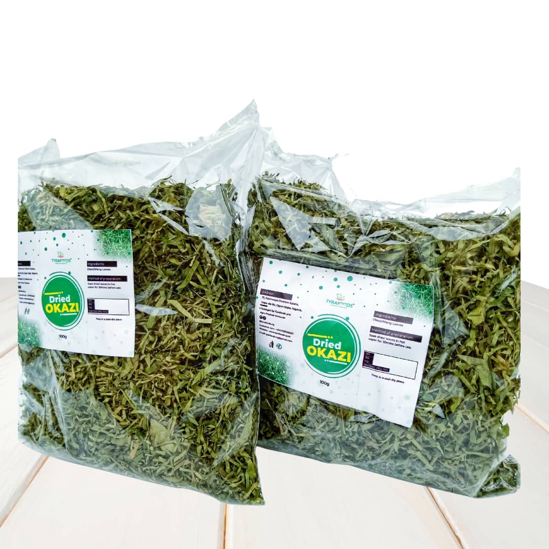 Dried Okazi/ukazi Leaves image