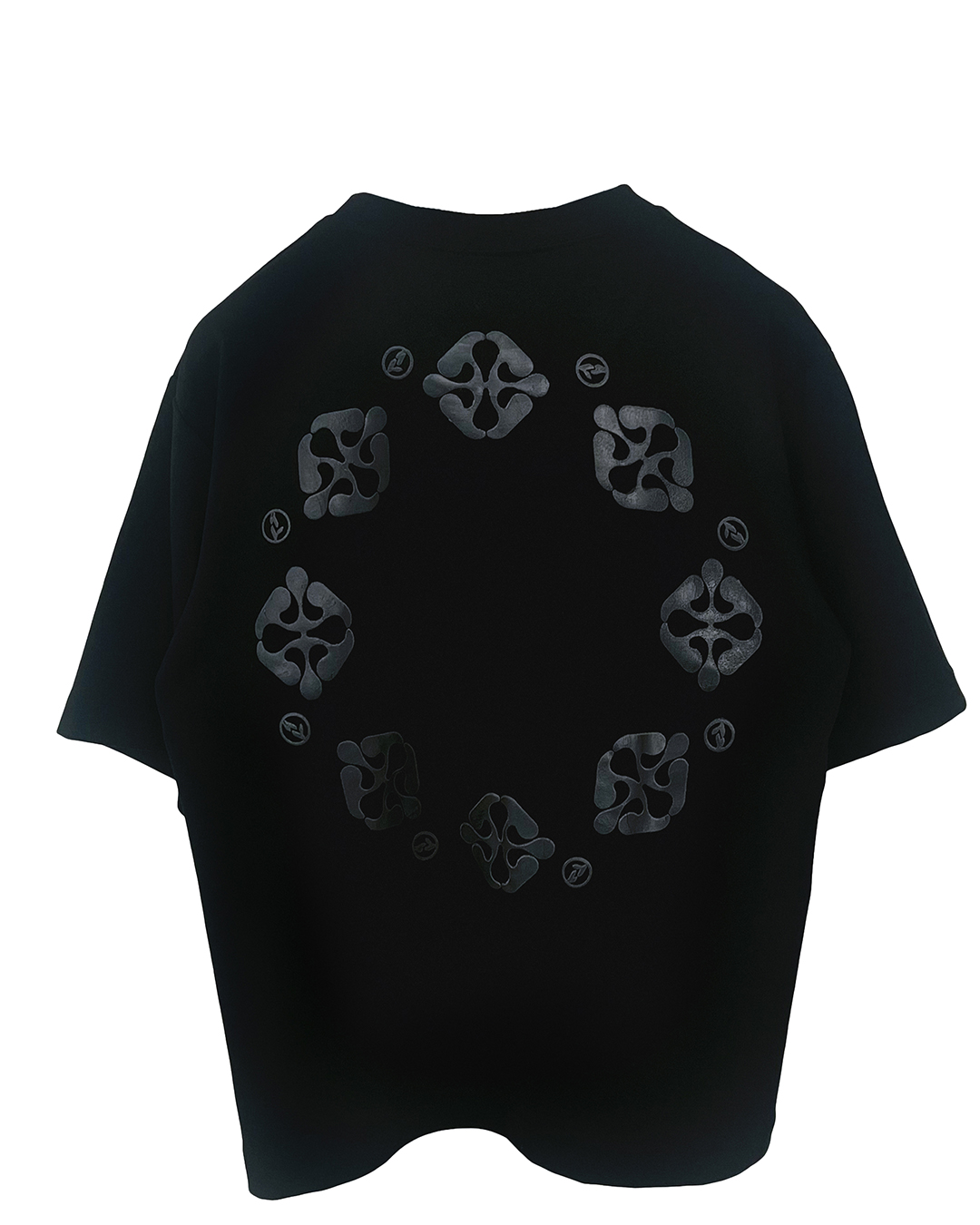 BLACK SPIRAL TSHIRT image
