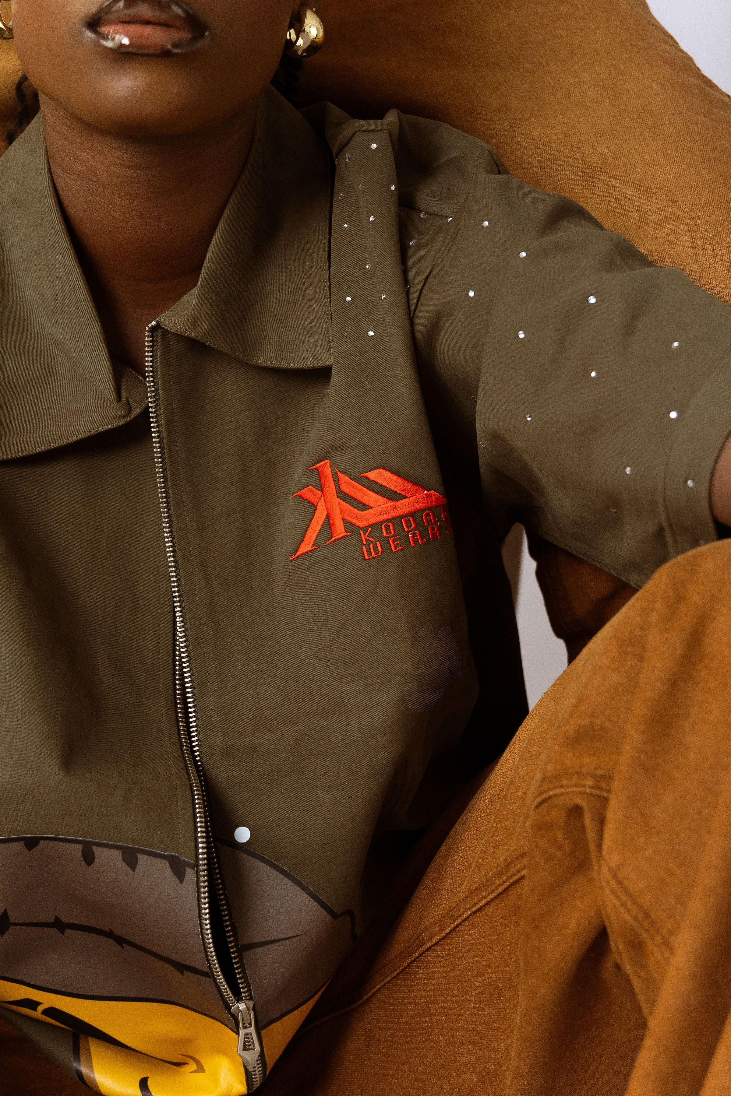 WAYWARD RHINE Cropped Shirt Image