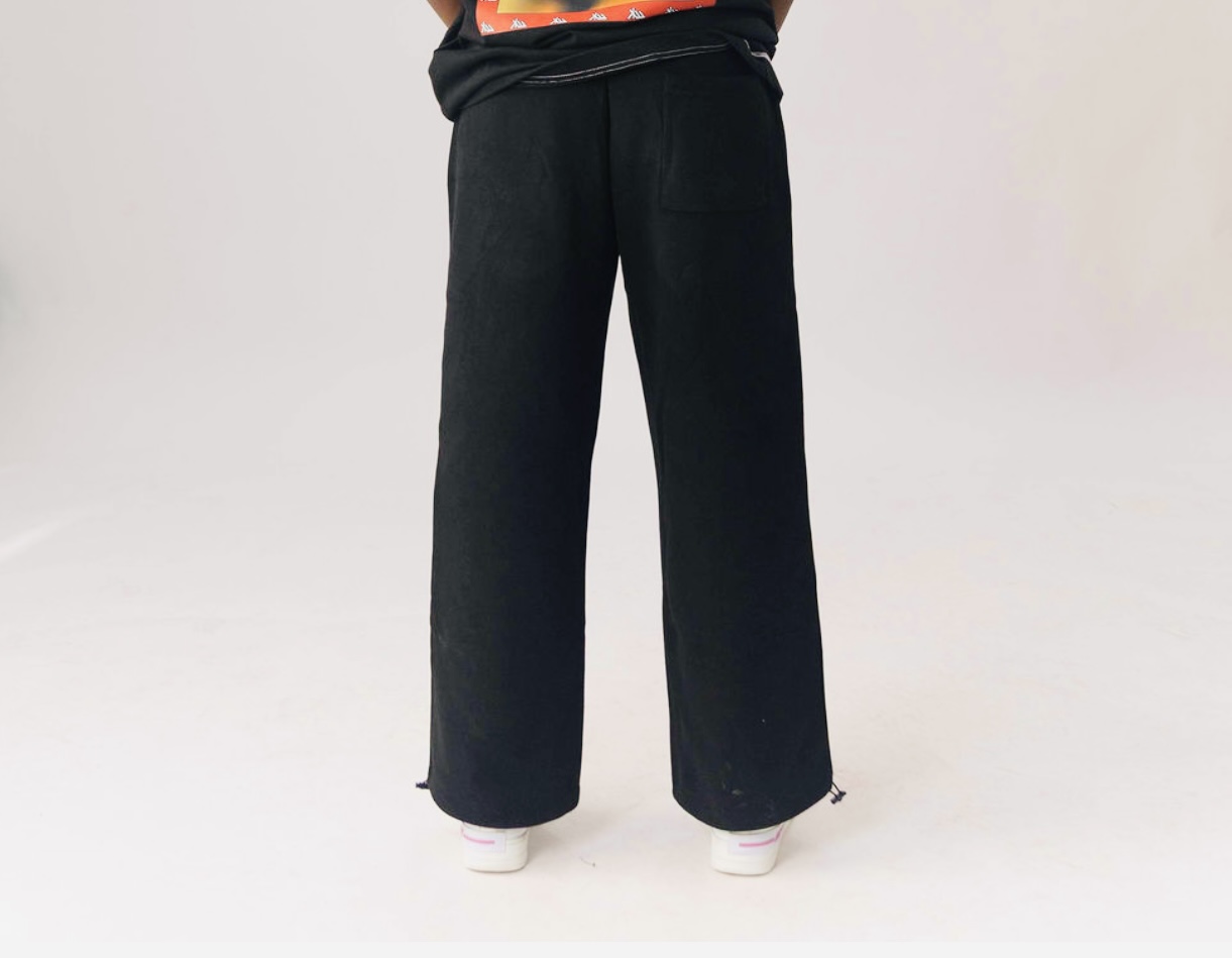 KW embroidery straight-leg Sweatpants second image