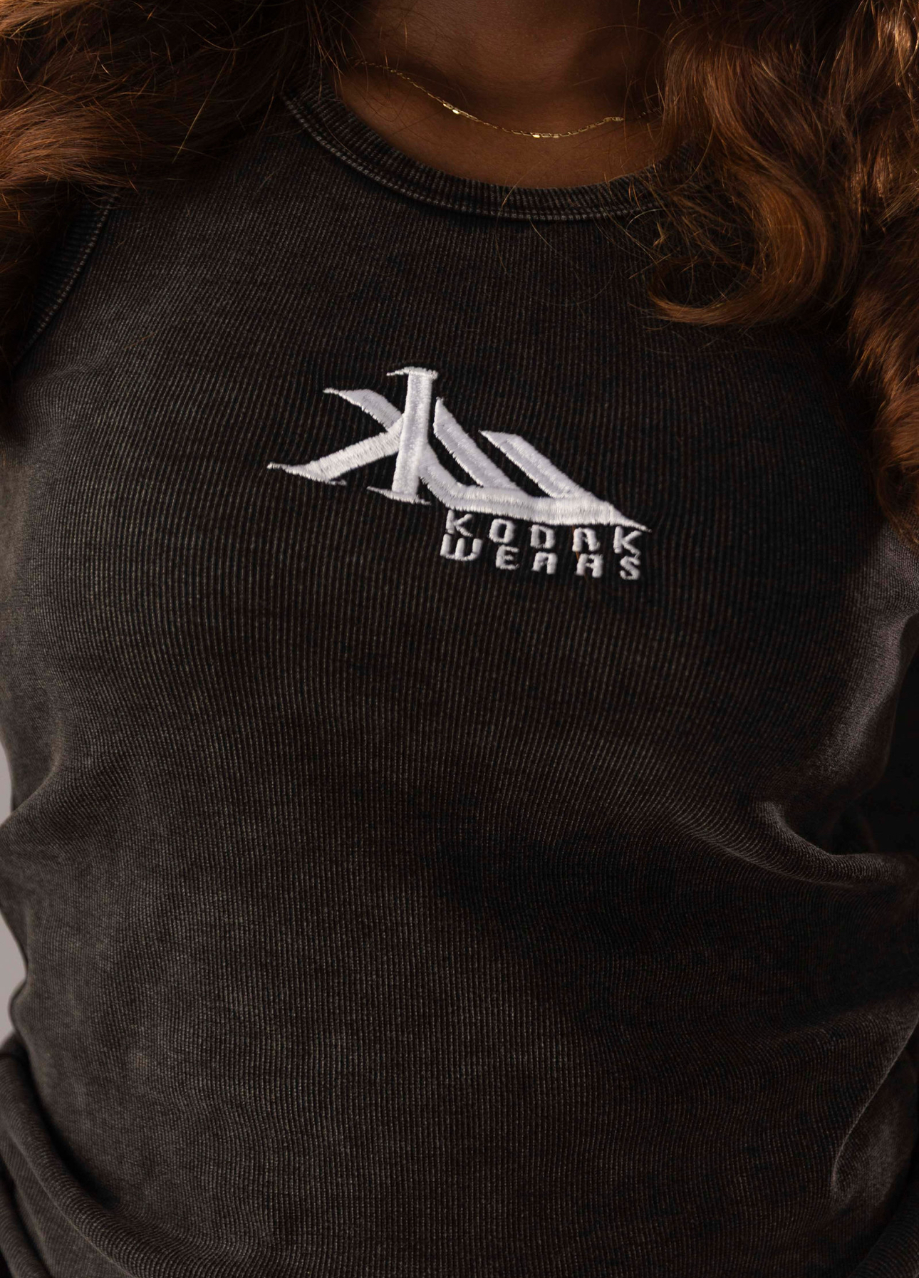 KW logo embroidery Acid wash Tanktop Image