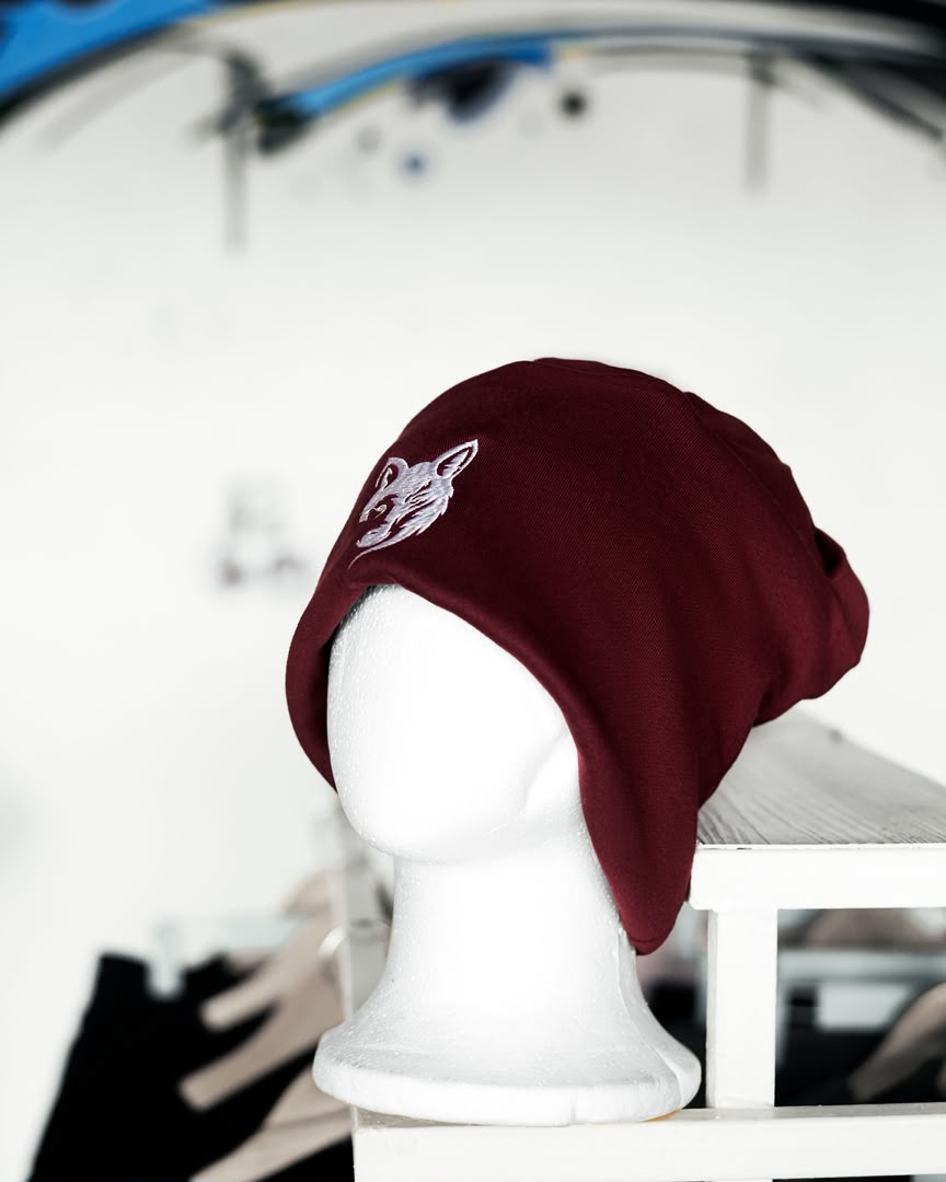 BLVEWOLF PR1MAL Beanie wine image