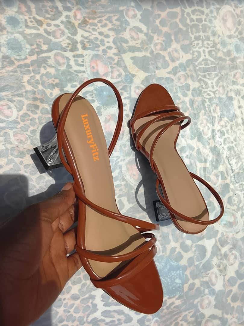 Slingback heel