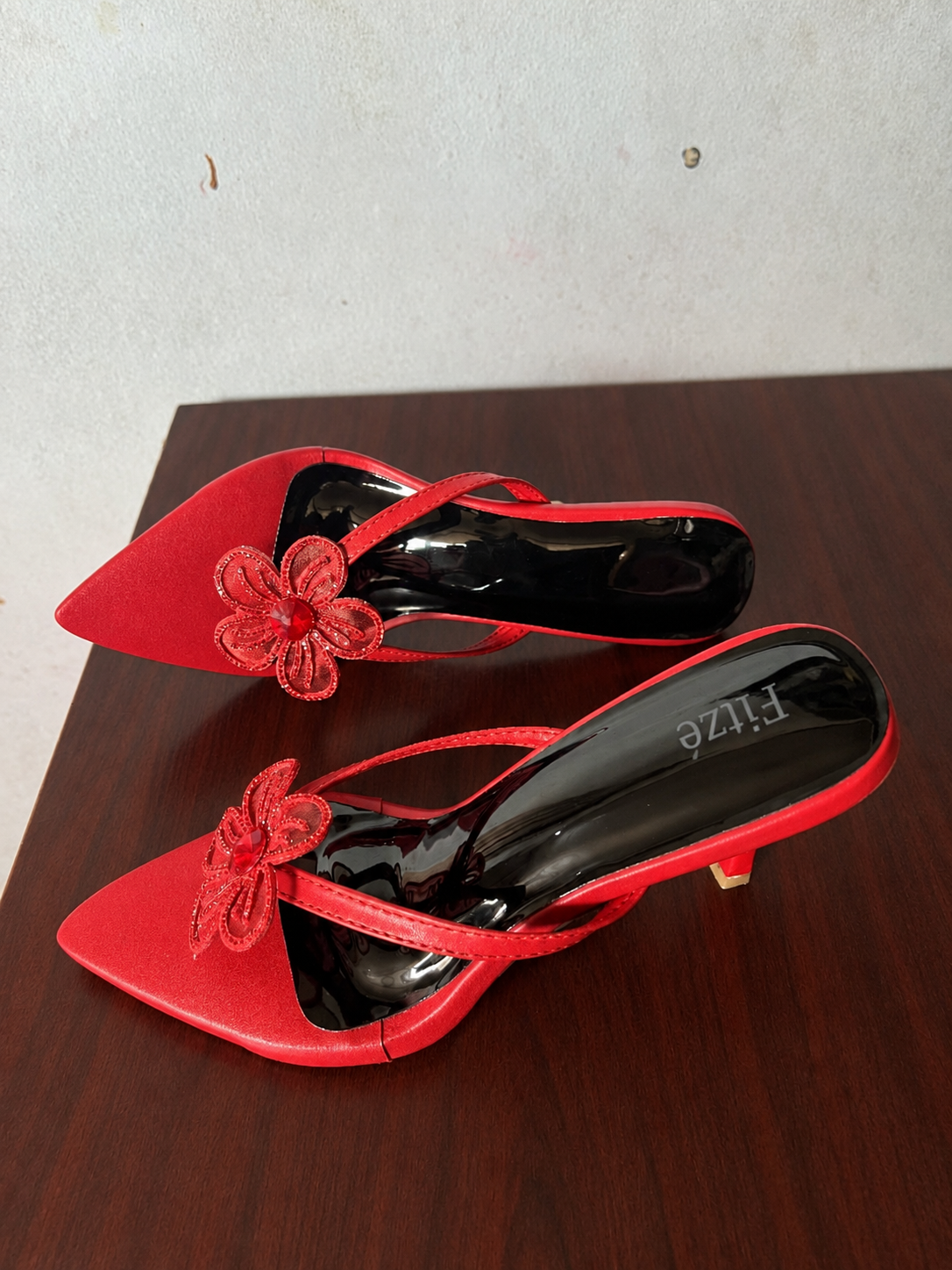 Size 35 -41 Floral Slippers Heels