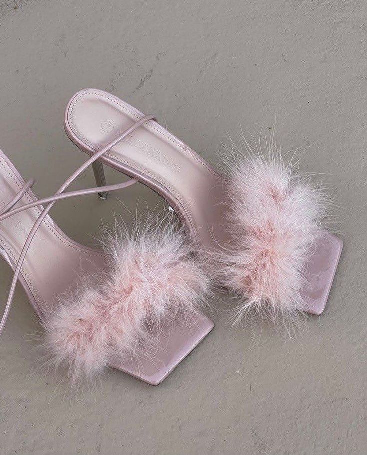 Fur Feather Heels