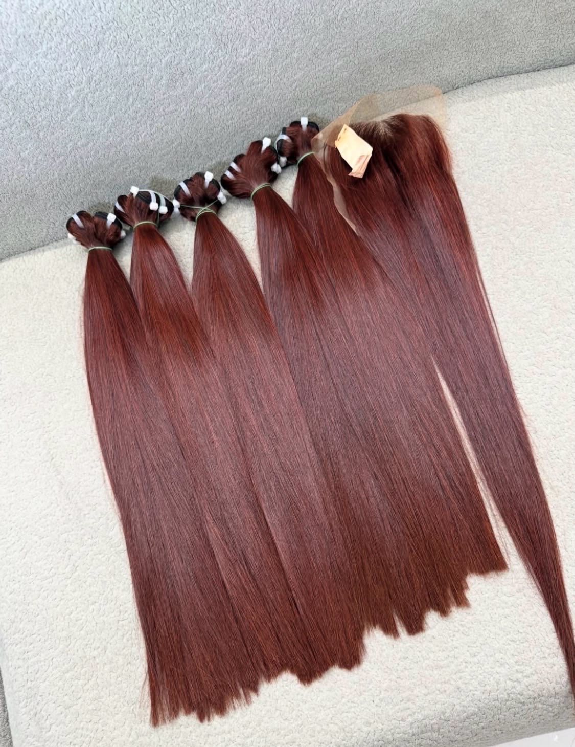 STRAIGHT BUNDLES ( Black Burgundy Cajun brown