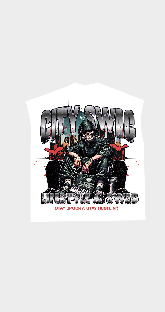 WHITE ARMLESS CITY SWAG image