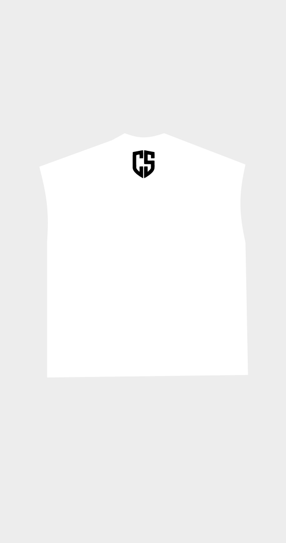 WHITE ARMLESS CITY SWAG second image