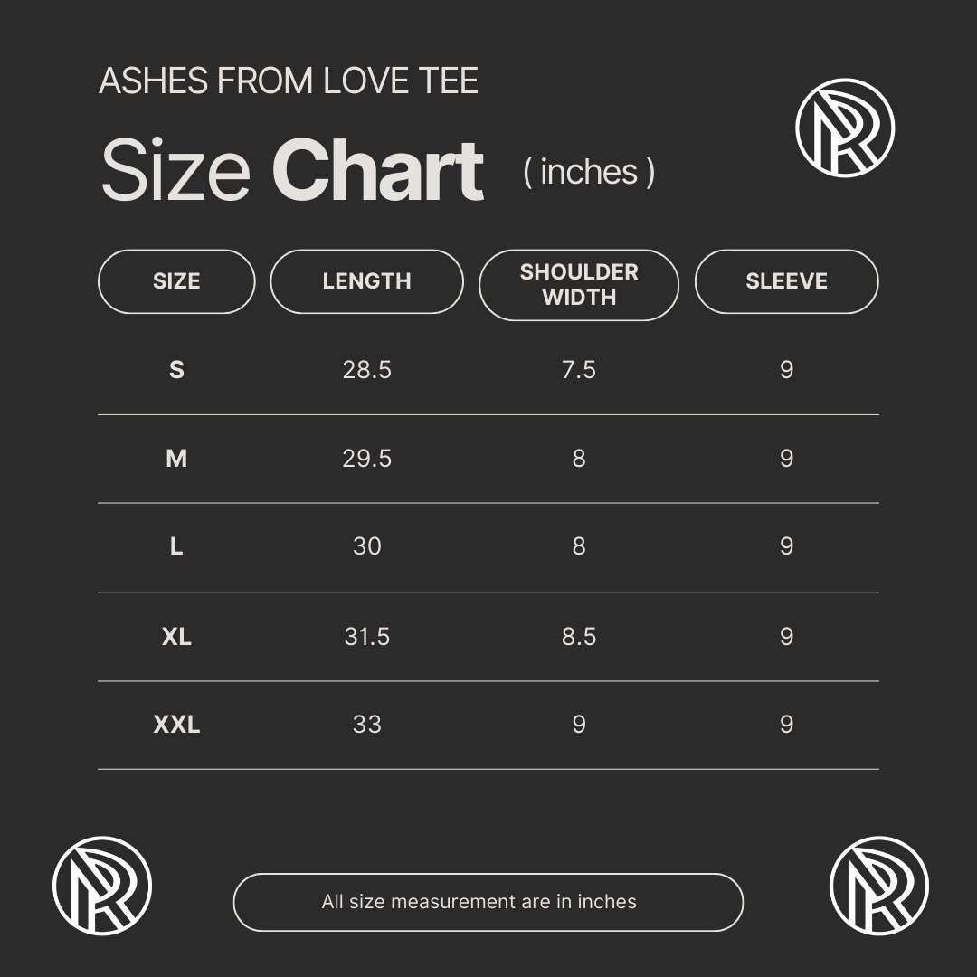 ASHES FROM LOVE TEE image