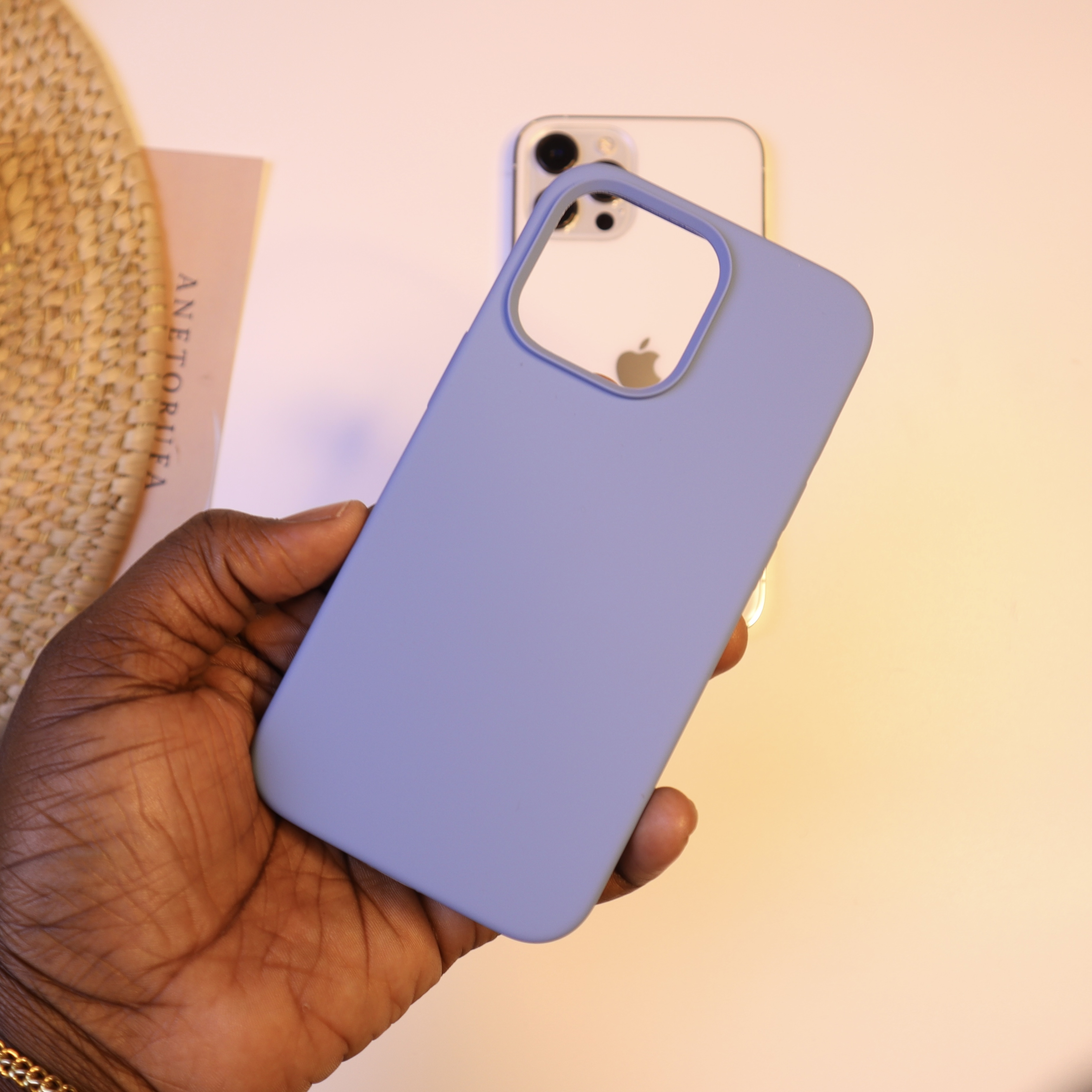 LIGHT BLUE ORIGINAL SILICONE PHONE CASE image