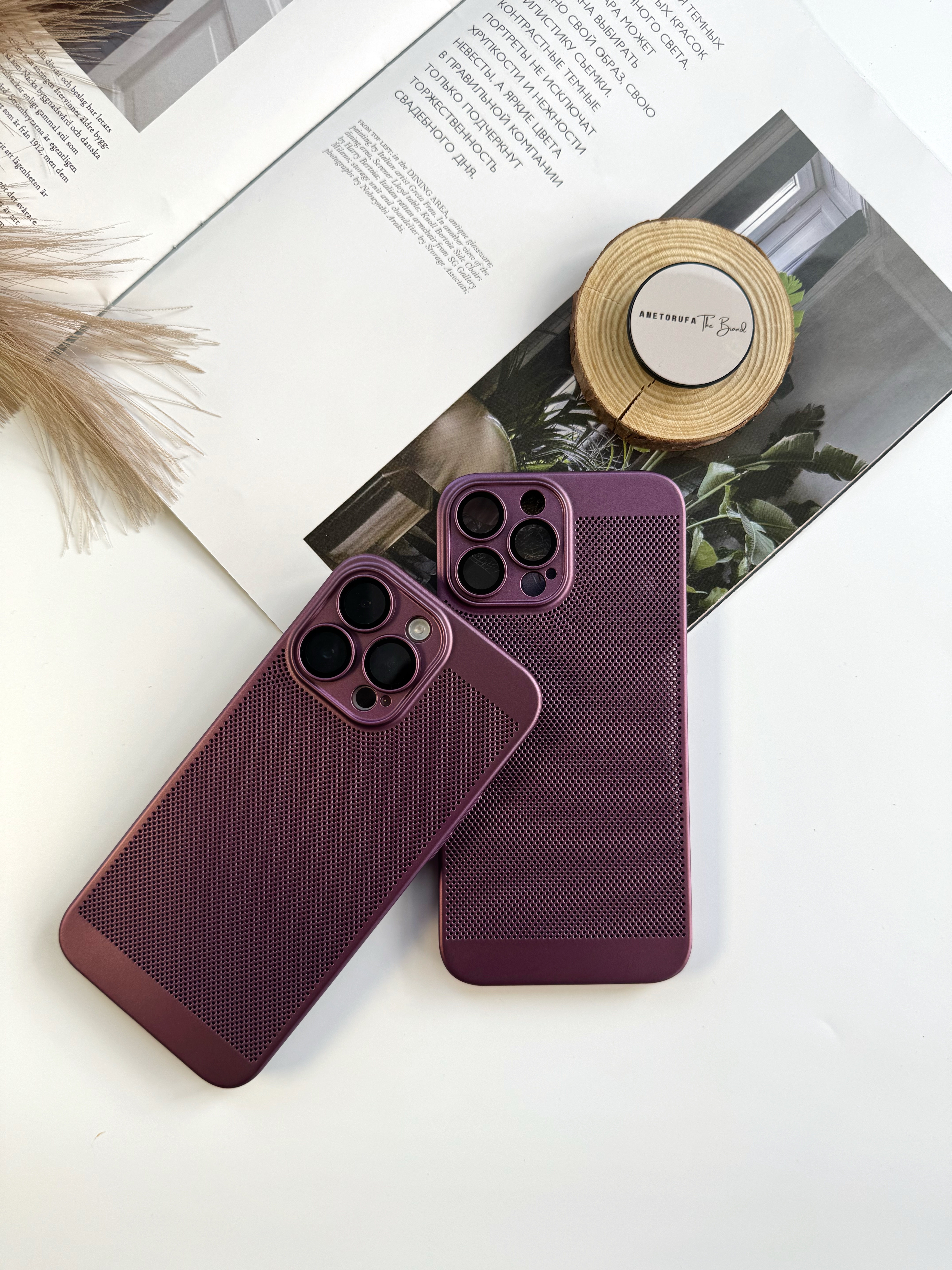 PURPLE MESH-PRUNE PHONE CASE image