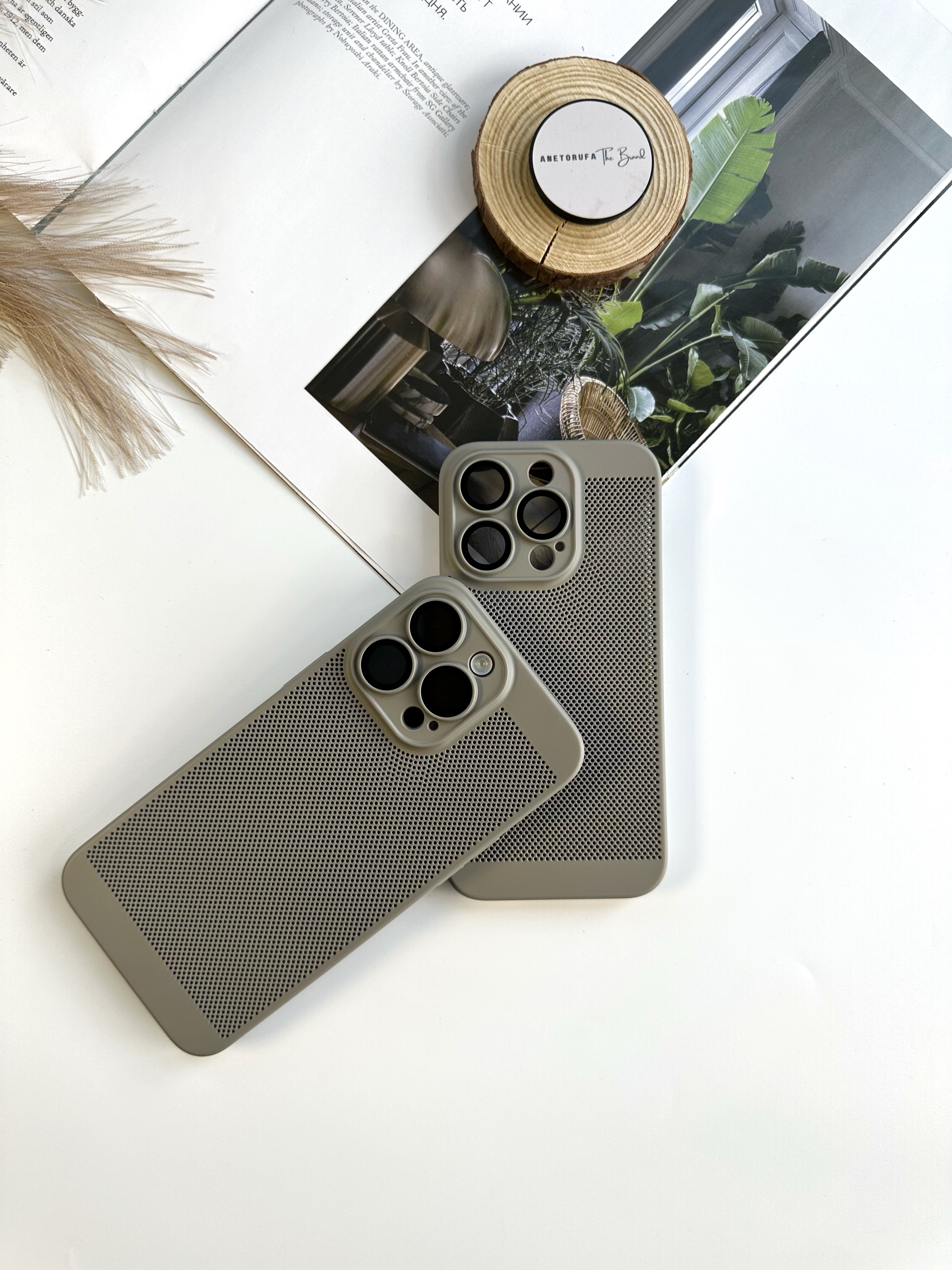 TITANIUM MESH-PRUNE PHONE CASE image