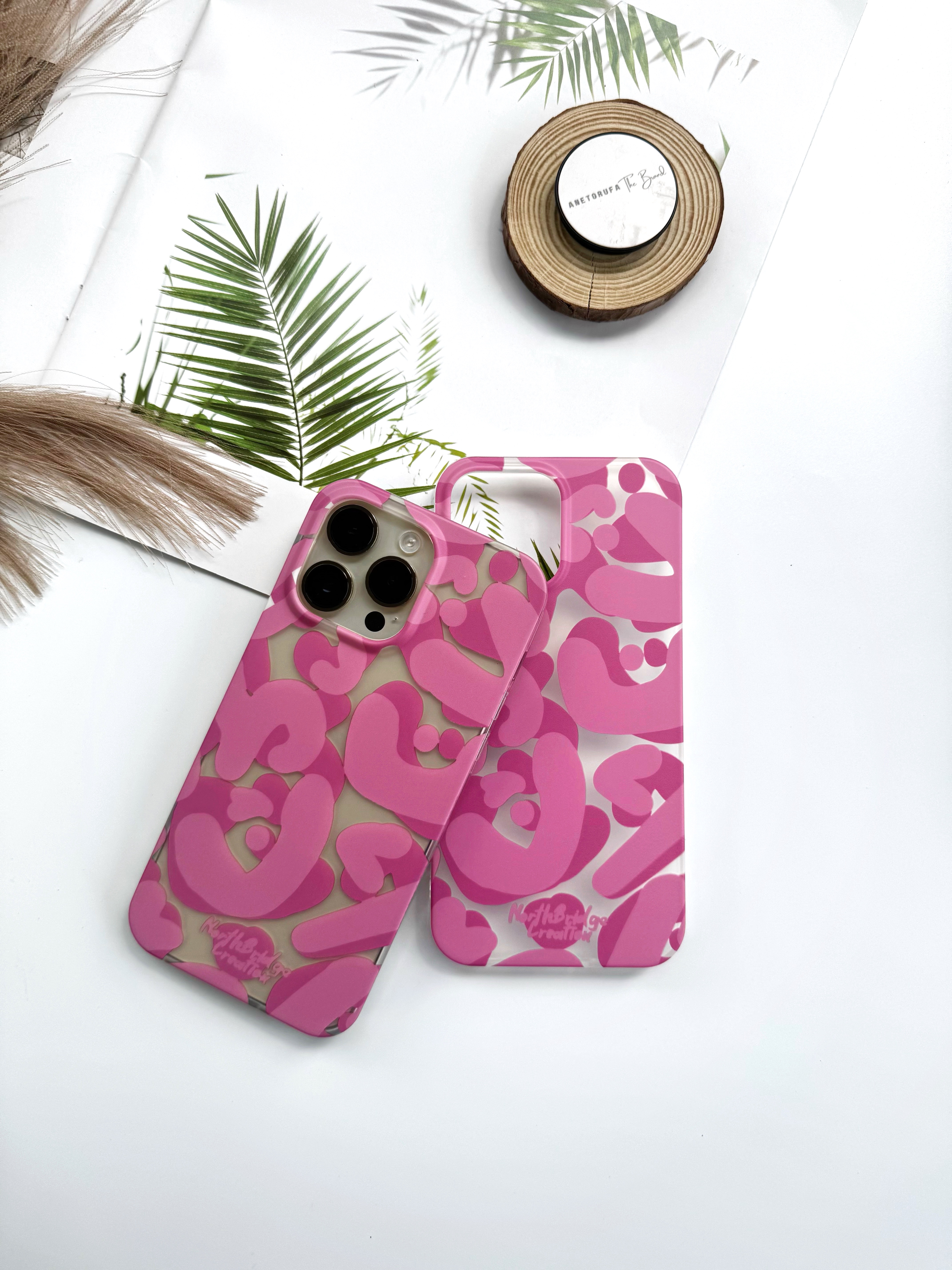 PINK NORTH BRIDGE PHONE CASE image