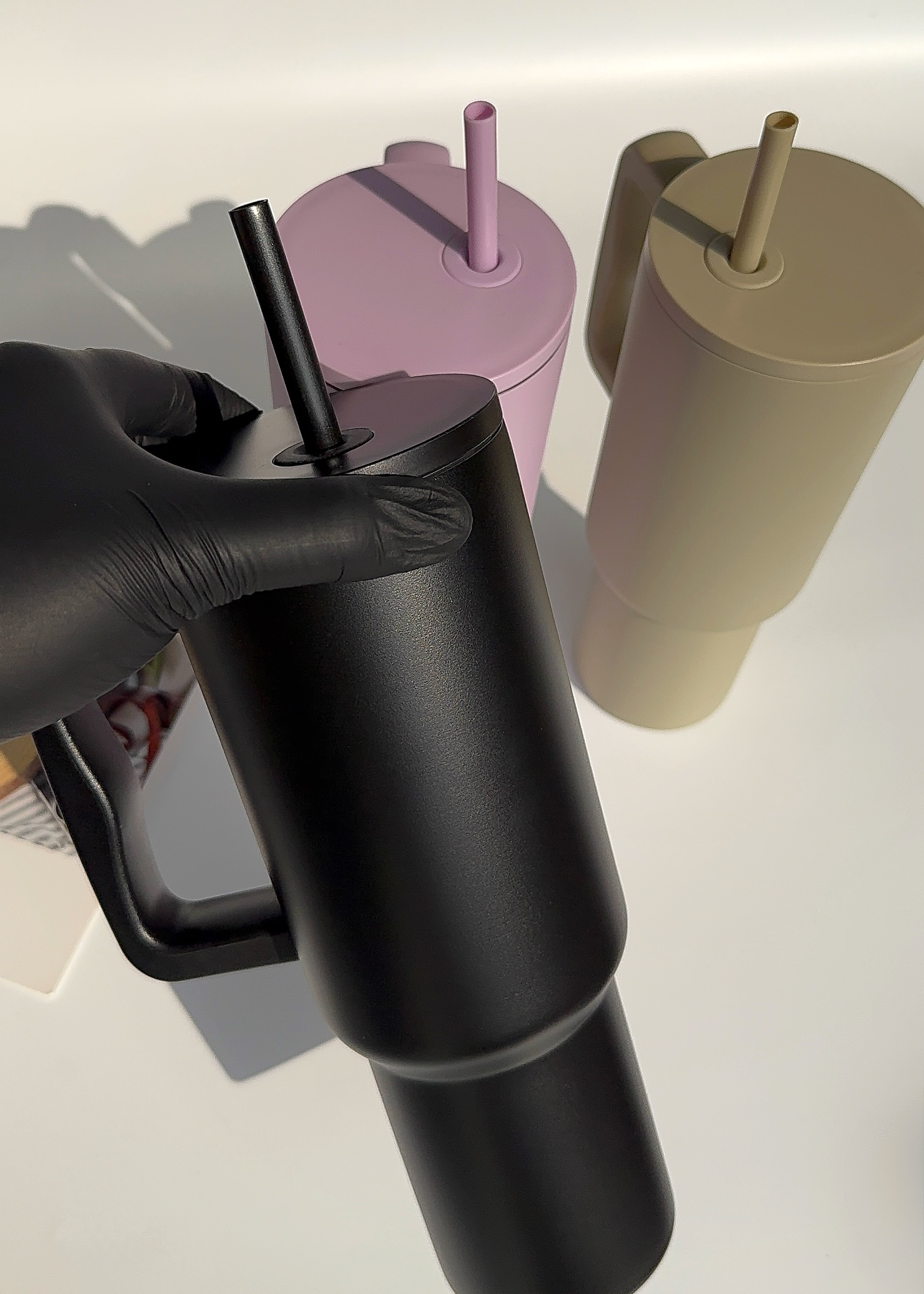 40oz THERMAL TUMBLER WITH HANDLE image