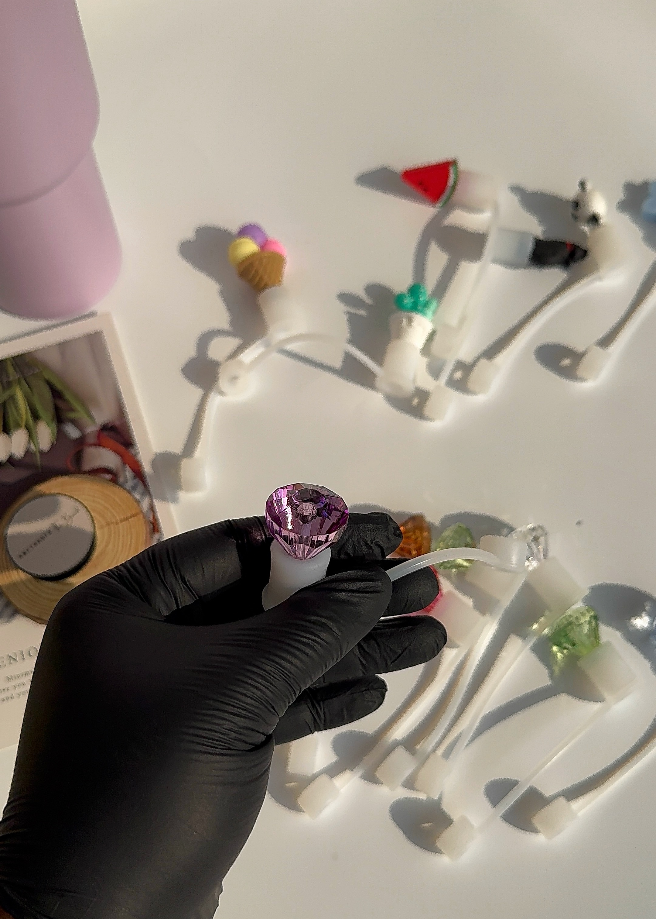 THERMAL TUMBLER STRAW TOPPER image