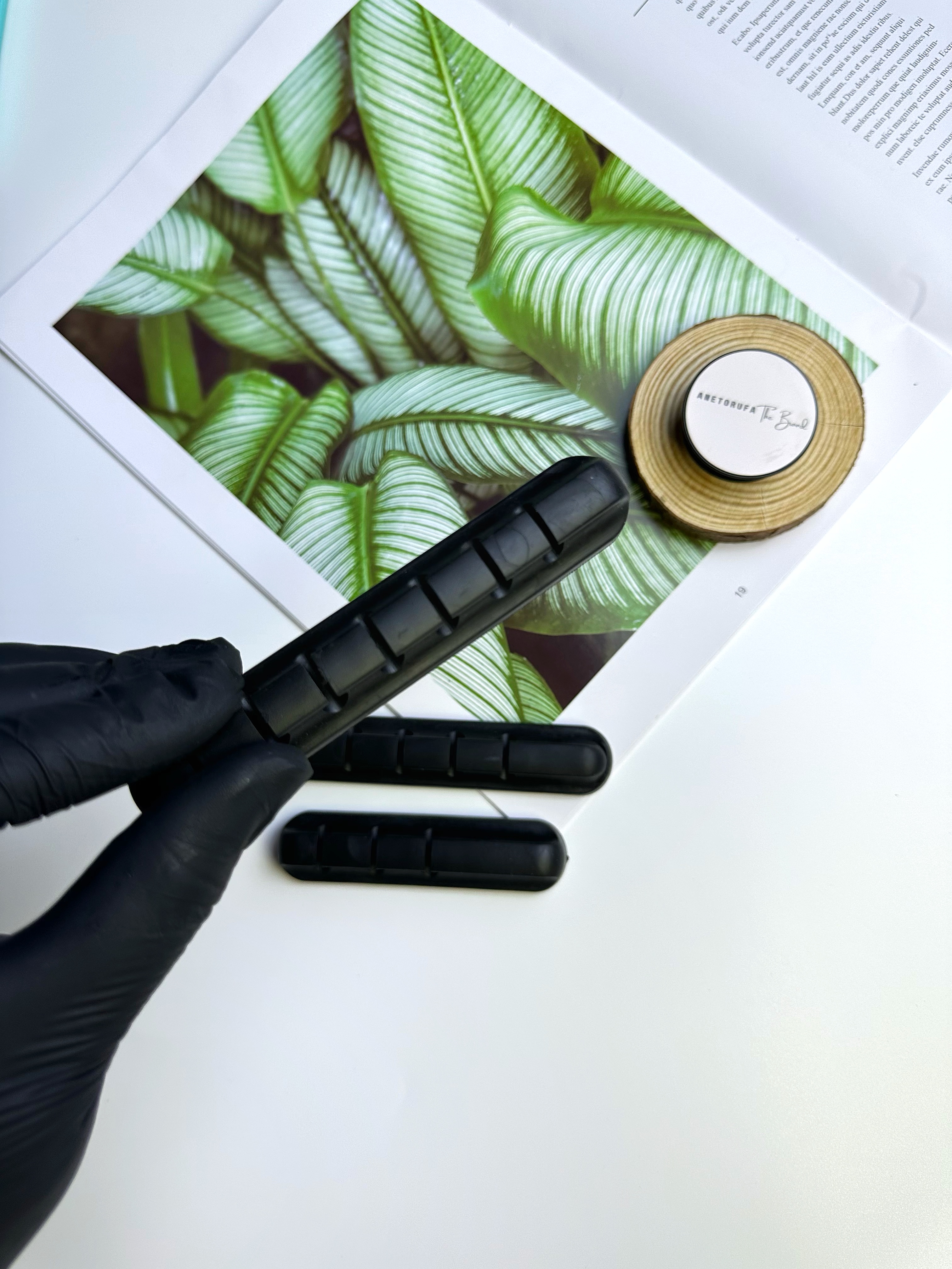 BLACK CABLE ORGANIZER image