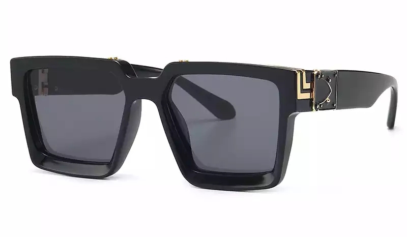 Men Square LV Thick 2020 Trend Sunglasses second image