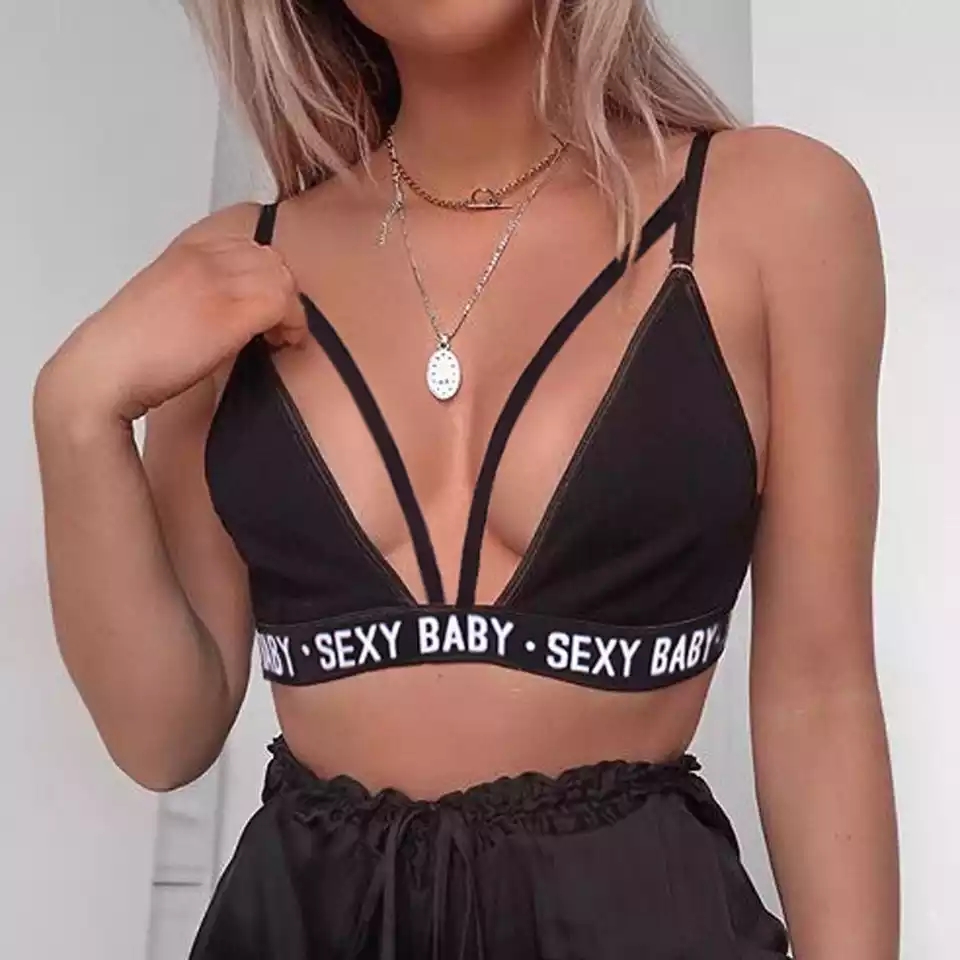 Sexy Baby Matching Set A' Shaped Bra with Hot Thong Pant Image