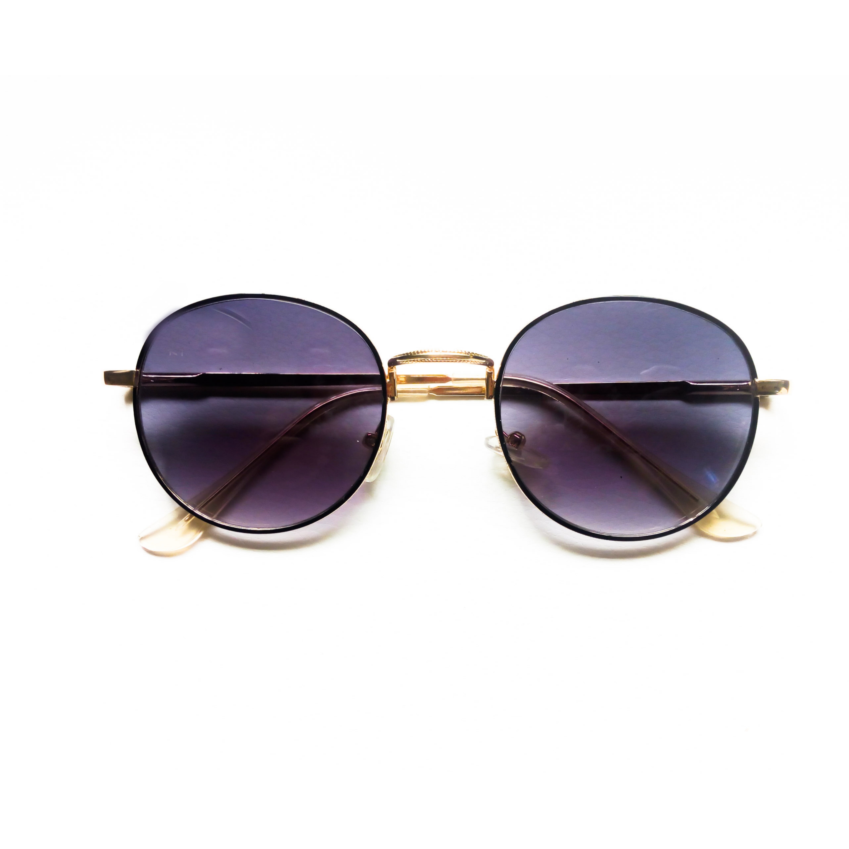 Men Semi Oval Thin Rim Sunglasses image