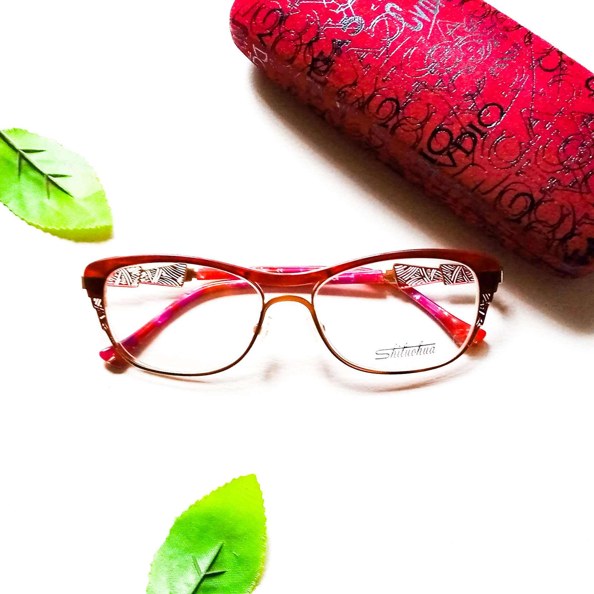 Women Cateye Semi Metal Eyelasses image