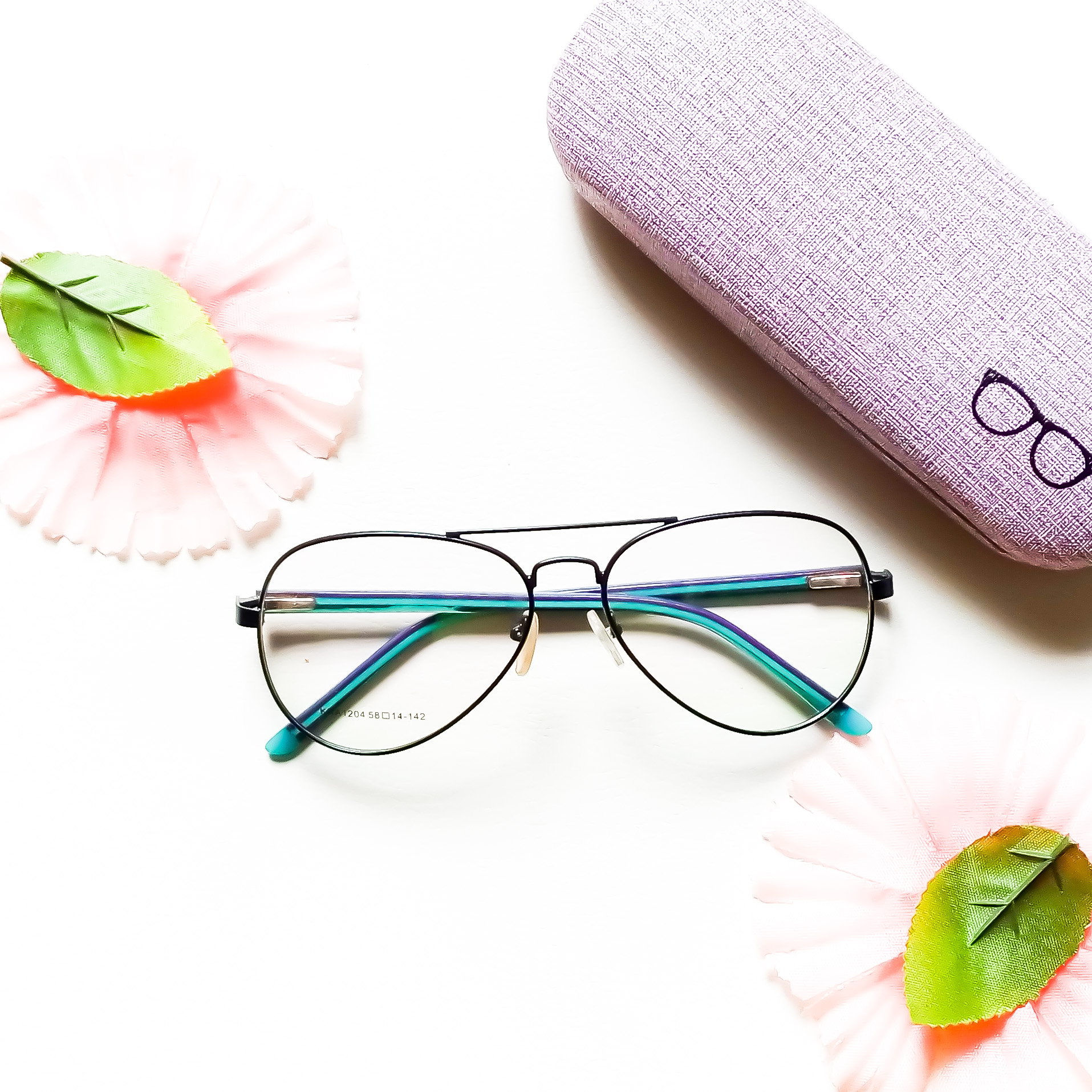 Nerdy Aviator Men Women Eyeglasses image