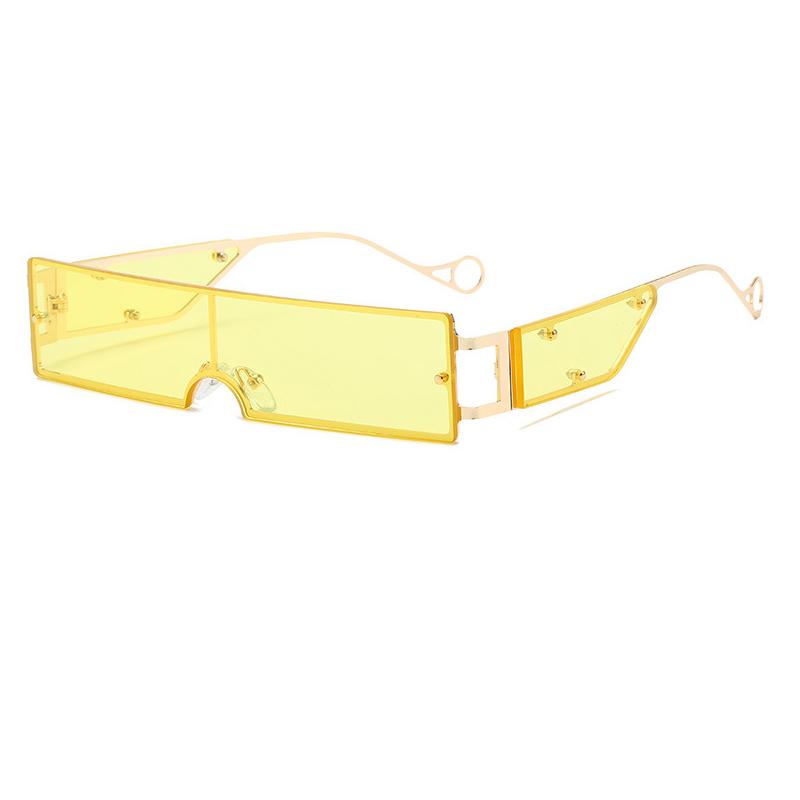 Vintage Small Rimless Recta Sunglasses Image