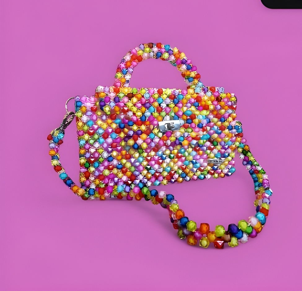 ✨ The Prism Beaded Bag – A Burst of Colors & Style! ✨ image