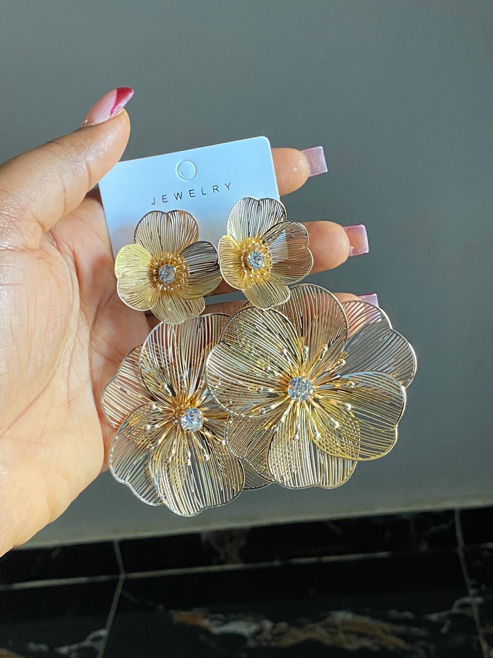 Fashion statement earrings image