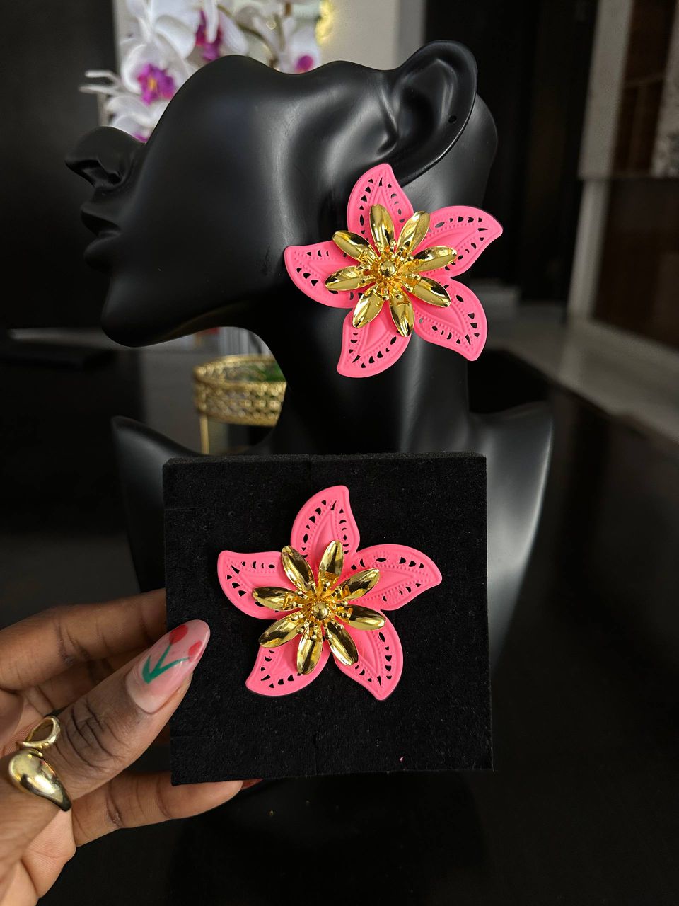Fashion statement earrings image