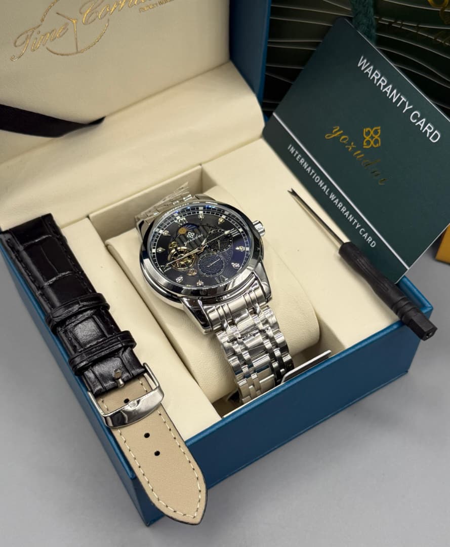 *HIGH QUALITY AUTOMATIC YOXUDNI CHAIN WATCH* image