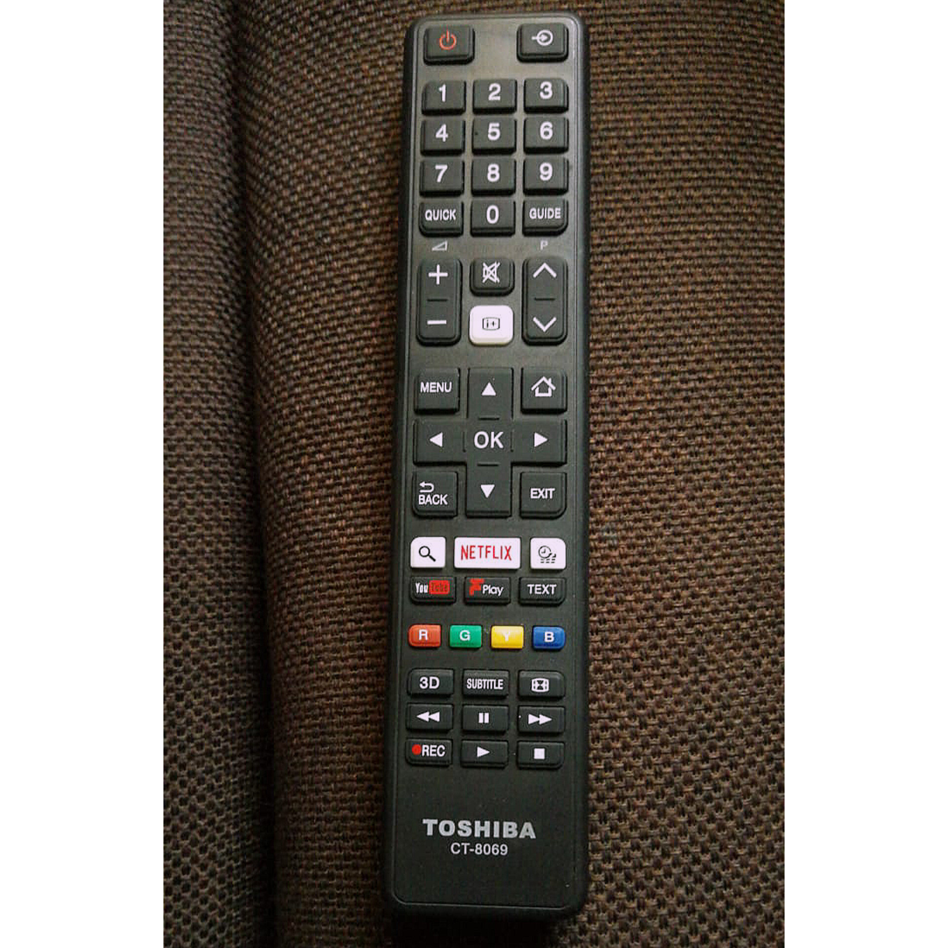 TOSHIBA SMART TV SMART REMOTE CONTROL image