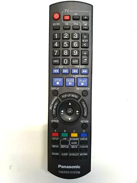 Panasonic home theatre smart remote control image