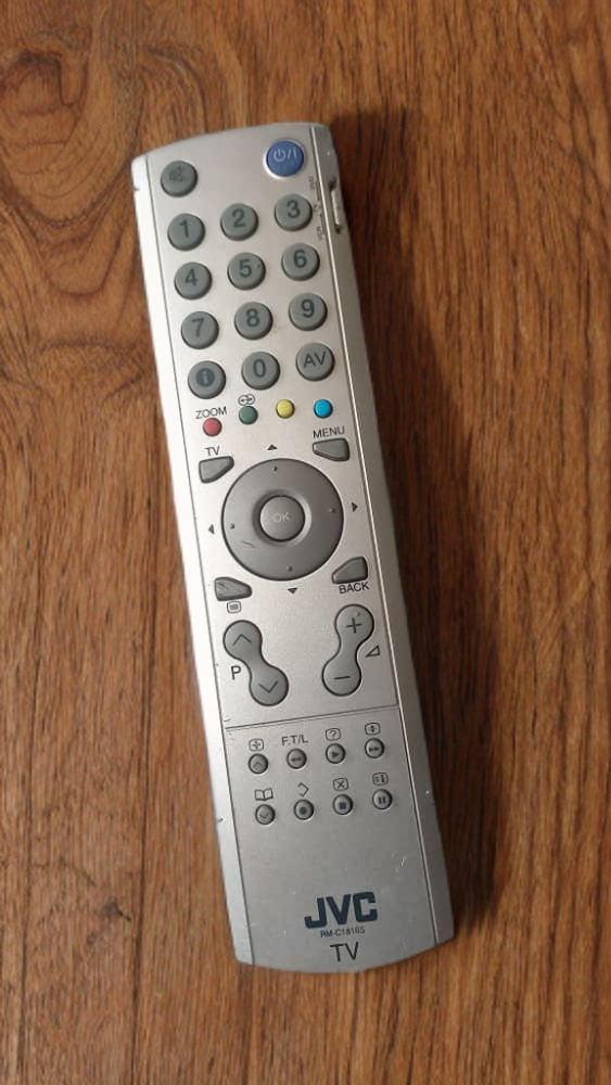 JVC LED TV REMOTE CONTROL SPEC MODEL image