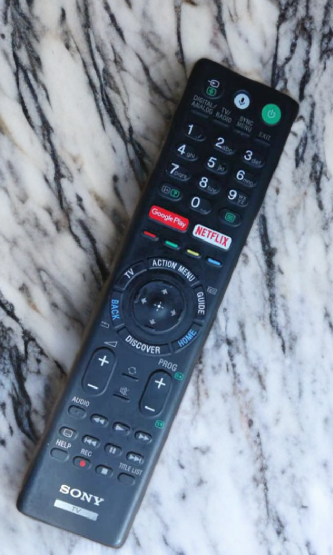Sony smart TV smart remote control image