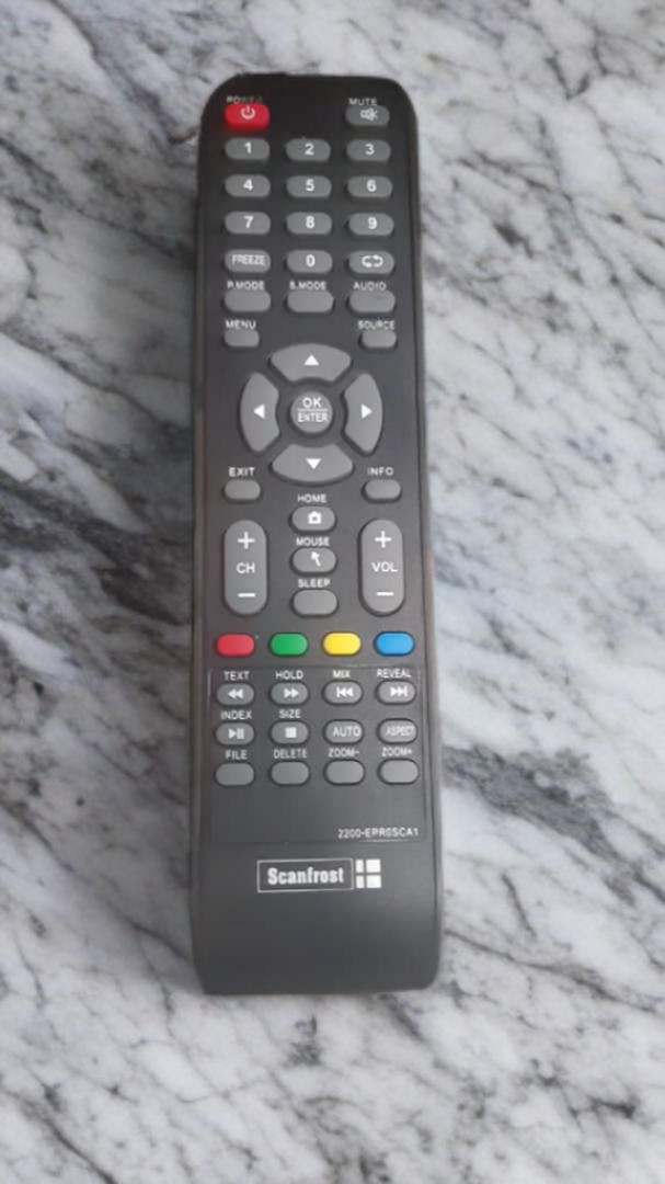 SCANFROST SMART TV SMART REMOTE CONTROL image