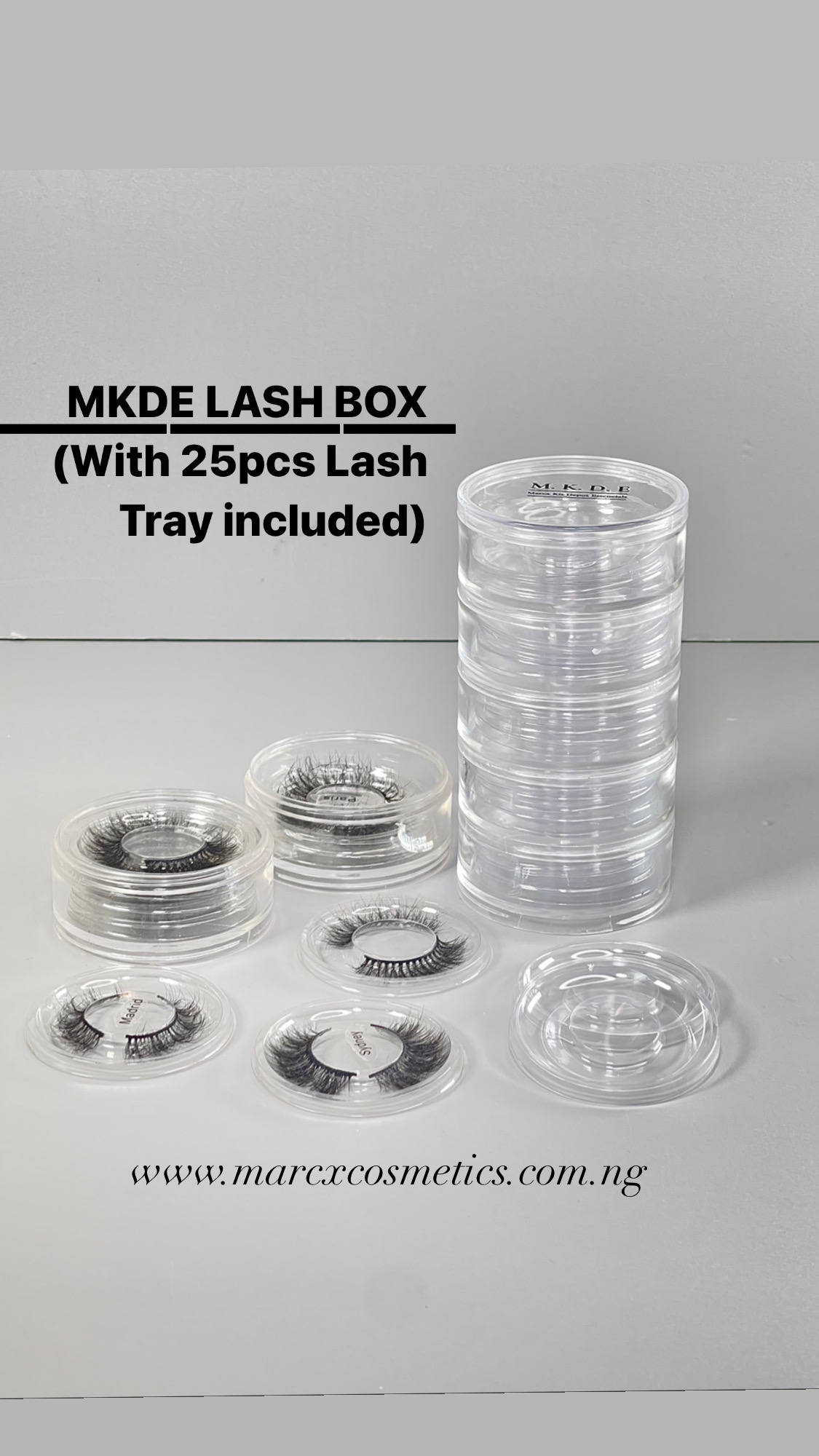 Lash Box With 25pcs Lash Tray image