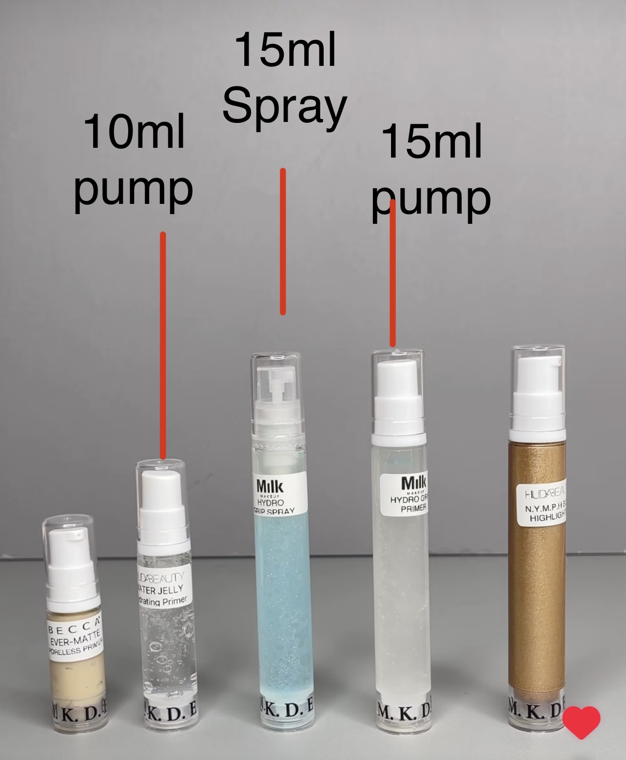 Airless Vacuum Pump bottles - 15ml (Pack of 5) image
