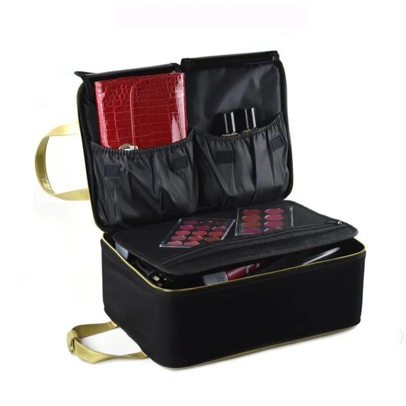 Makeup Box (Black & Gold) image