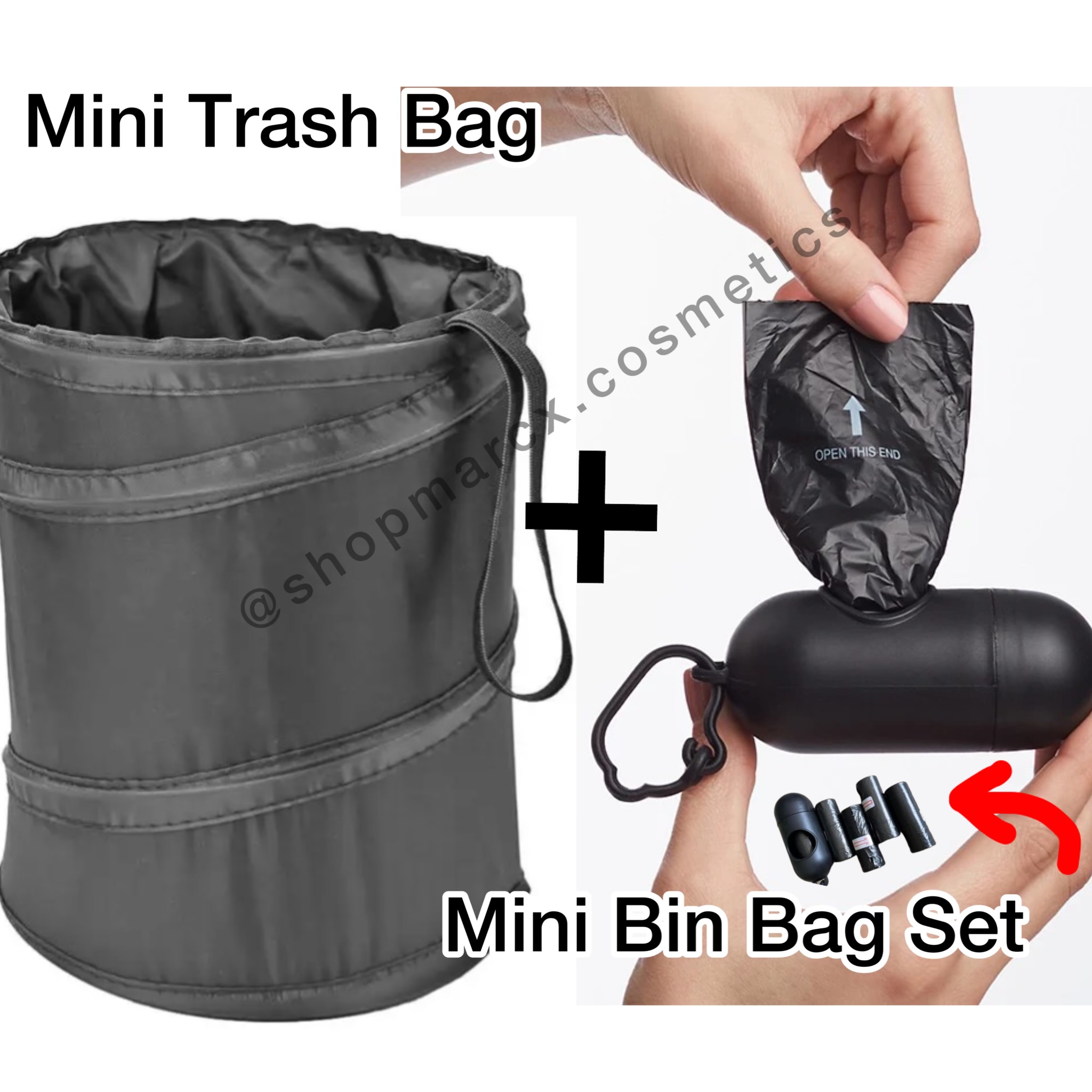 Sanitary Bundle (Mini Trash Bag + Mini Bin Bag Set) image