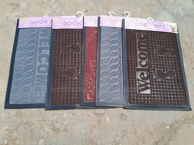 Hybrid Leather-Cotton Foot Mat image