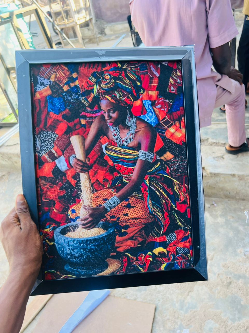 Rooted in Tradition: African Beauty Artwork Frame image