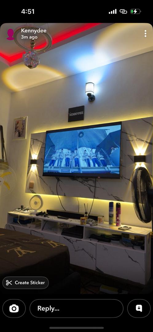 Modern TV Console with Installation Included image