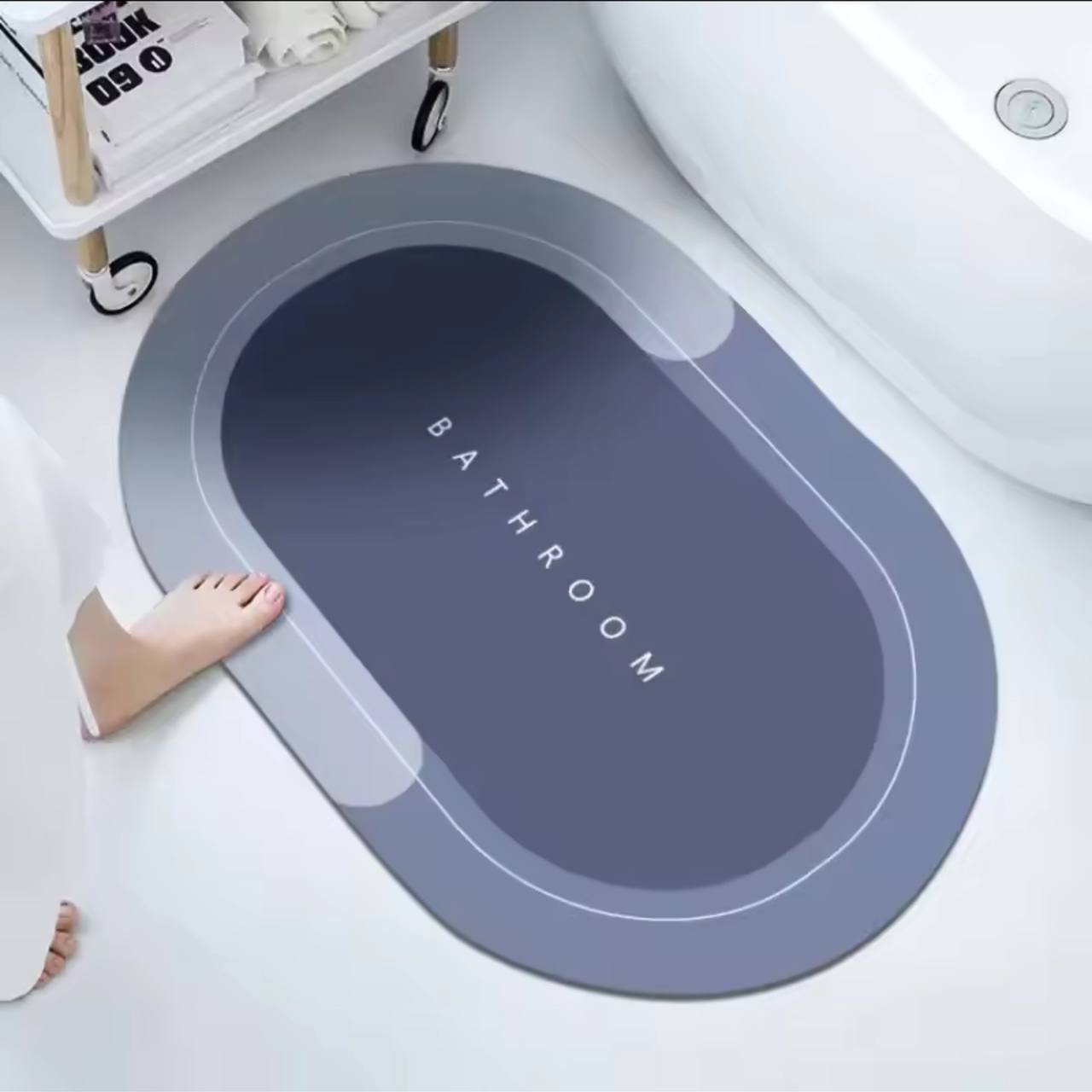 Soft Absorbent Bathroom Footmat image